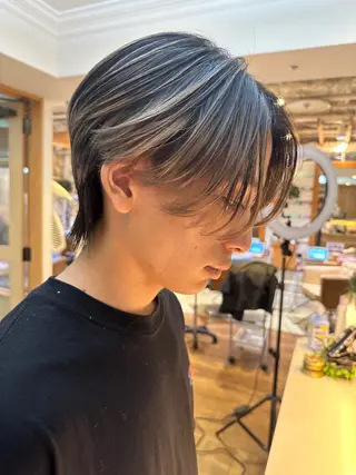 メンズ eL HAIR SALON なんば店所属・ブリーチカラー特化 /焼田貴明のヘアスタイル