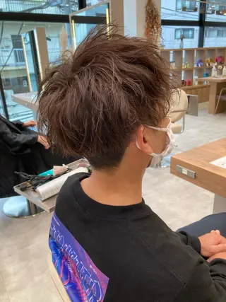 カラー メンズ 一ノ瀬 蘭のヘアスタイル