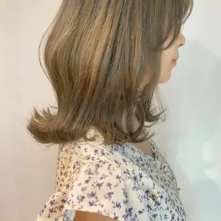 ミディアム GO TODAY SHAiRE SALON 原宿Stella店所属・𓍯柔らかhair 𓍯 yukinoのヘアスタイル