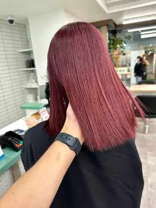 ミディアム 💚透明感カラー💚 ♻️本間♻️のヘアスタイル