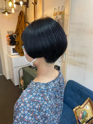 ショート カラー SUN GLOW  サングロウ所属・水素トリートメント／ 髪質改善/ナカノメのヘアスタイル