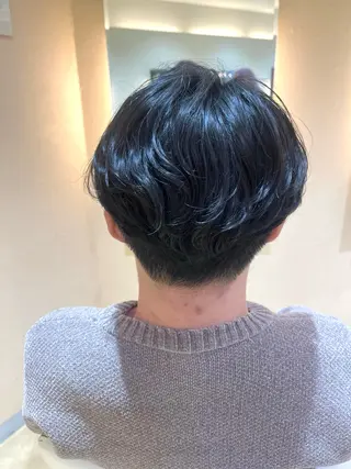 ショート パーマ メンズ メンズパーマ特化 外山 健太のヘアスタイル