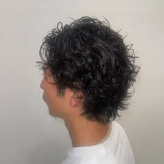 パーマ メンズ パーマモデル募集🌈 森脇帆南のヘアスタイル