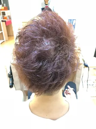 ショート カラー パーマ メンズ メンズカット 三村洸斗のヘアスタイル