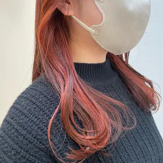 セミロング カラー レイヤー/ハイトーン 🫧‪Erikaのヘアスタイル