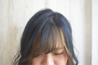 ミディアム カラー ハイトーンカラー RYUのヘアスタイル