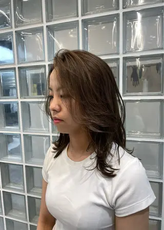セミロング fifth 阿部楓のヘアスタイル