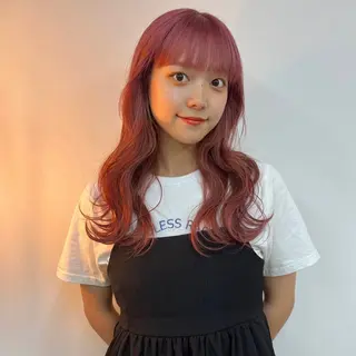 ロング カラー ハイトーン/心斎橋/ honomiのヘアスタイル