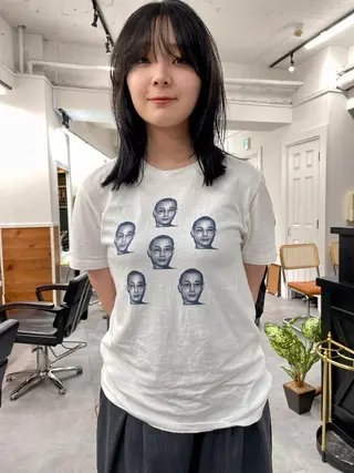 ミディアム カラー レイヤー/似合わせ TAKUYAのヘアスタイル