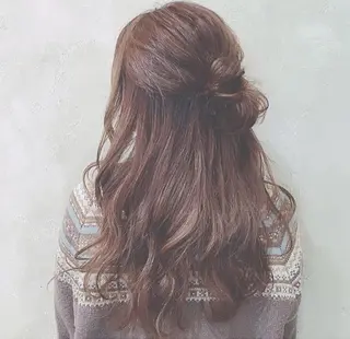 ロング 艶ピンク*ヘアセット 🌙shioriのヘアスタイル