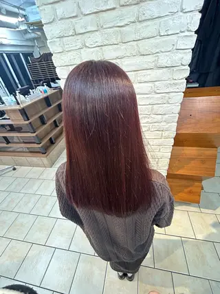 ロング カラー M.SLASH SHINYURIGAOKA所属・小松 美璃のヘアスタイル