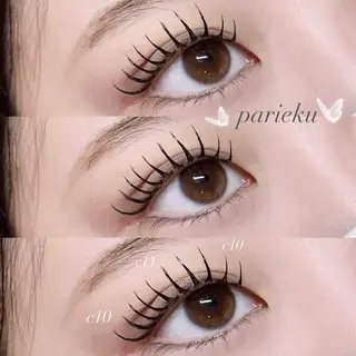 マツエク・マツパ Mell Yuuna ♡パリエク /束感のマツエク・マツパデザイン