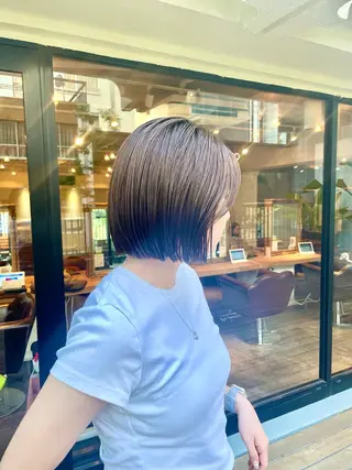 ショート ボブ/レイヤー 山川廉弥のヘアスタイル