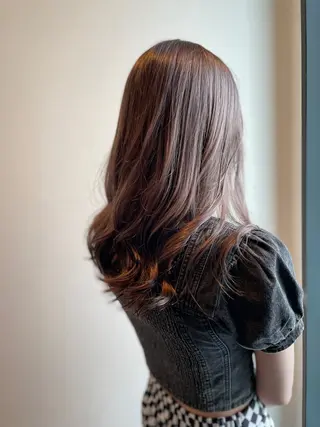 セミロング カラー 徳光 辰弥のヘアスタイル