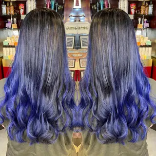 ロング カラー 👑派手髪/カット 👑ANRYのヘアスタイル