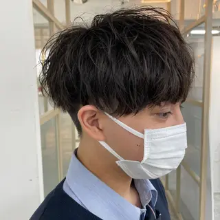 パーマ メンズ 渋谷 メンズ 木下 仁来のヘアスタイル