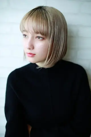 ミディアム カラー キッズ パーマ ヘアアレンジ マツエク・マツパ ネイル premier modelsのヘアスタイル