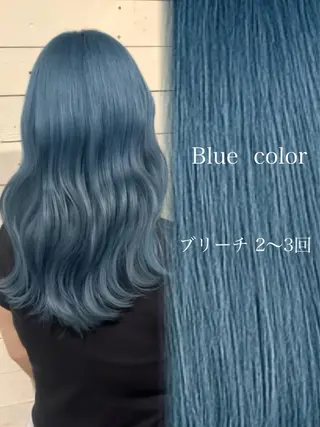 セミロング 💛ブリーチで叶える 💛垢抜けカラー🌈のヘアスタイル