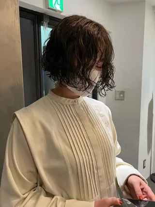 ショート パーマ アンニュイヘア🪽 ayumiのヘアスタイル