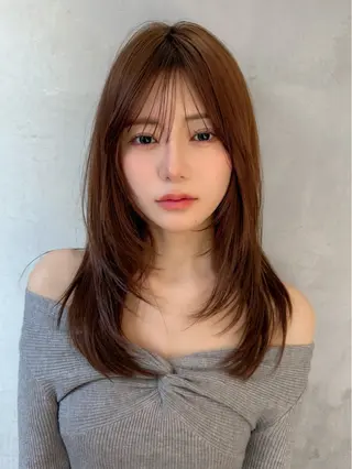 ロング カラー Lond enikaのヘアスタイル