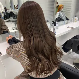 ロング カラー 💗韓国艶カラー 💗DISCO💗のヘアスタイル