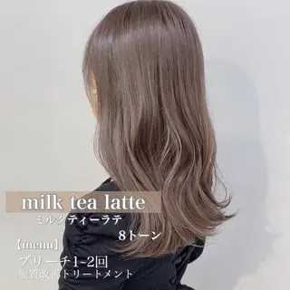 ロング カラー 🥞ベージュ系カラー 【すずきりほ】🥞のヘアスタイル