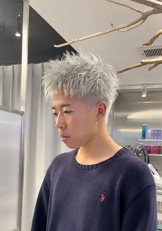 ショート カラー メンズ 【圧倒的センス】 まる/メンズカラーのヘアスタイル