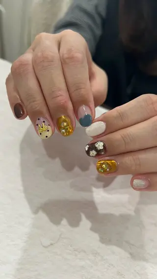 ネイル ショートネイル専門サロンwacu nail 心斎橋所属・ショートネイル専門 wacunailのネイルデザイン