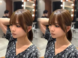 セミロング カラー 銀座/韓国レイヤー髪 質改善/RYUのヘアスタイル
