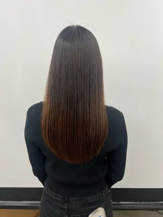 セミロング パーマ 堀江 /木下椋麻のヘアスタイル