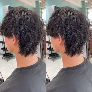 ショート パーマ メンズ TATSUKI タツキのヘアスタイル