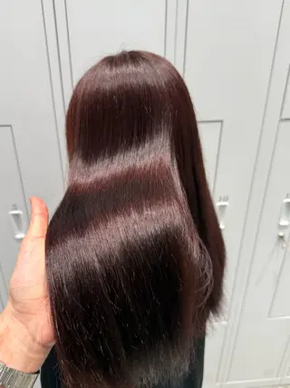 ミディアム カラー 鈴木 日向 ボブカットのヘアスタイル