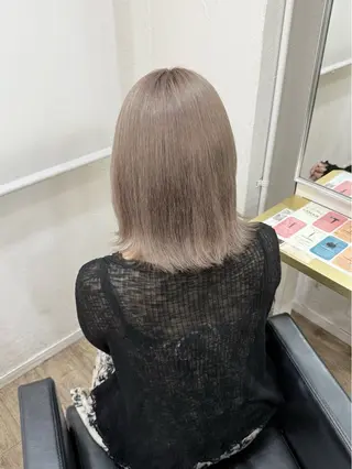 ミディアム カラー 髪質改善/ 透明感カラー/RANのヘアスタイル