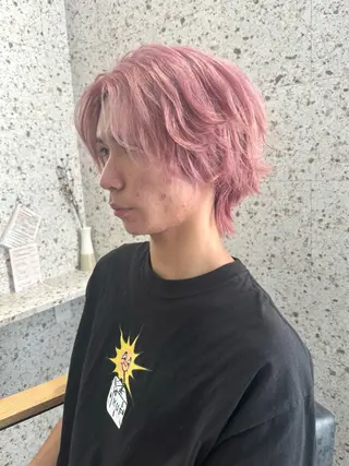 ショート カラー メンズ lani hair salon所属・SHOTO ハイトー ン/デザインカラーのヘアスタイル