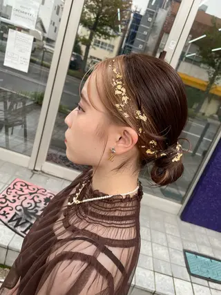 ヘアアレンジ オノ アカネのヘアスタイル
