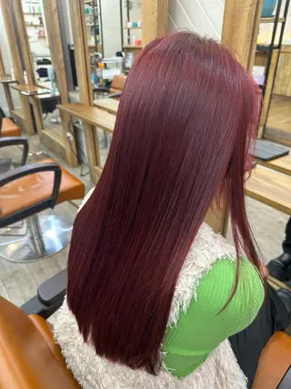 カラー WATARU/ 韓国風巻き髪のヘアスタイル