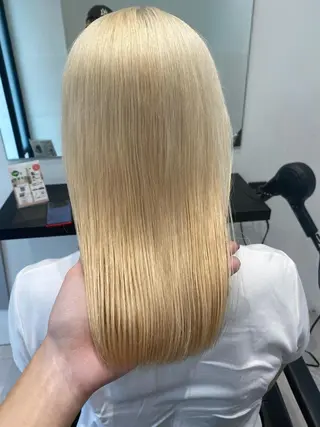 ミディアム カラー 鈴木直之/ハイトーン /ボブ/美髪矯正のヘアスタイル