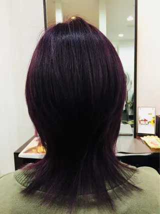 ミディアム カラー 阿久津 泰幸のヘアスタイル
