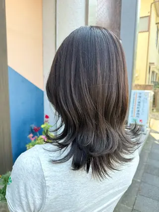 ミディアム echelle所属・るな/echelle 【カットモデル募集】のヘアスタイル