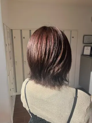 ミディアム カラー … …のヘアスタイル