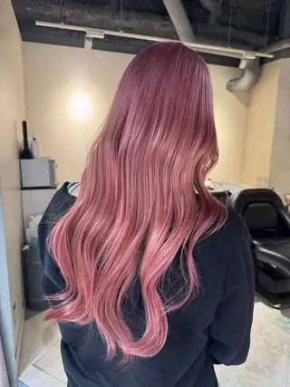 ロング カラー 🩷Sakura🎀 ブリーチモデル募集のヘアスタイル