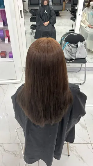 ロング 透明感/縮毛矯正/ 歩夢 🕊️のヘアスタイル