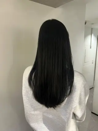 ロング GARTE所属・巻ける縮毛矯正 艶カラー/れむのヘアスタイル