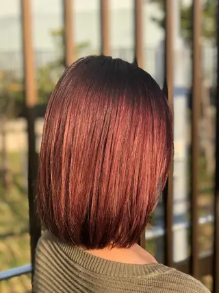 ショート カラー 斉藤 翔平のヘアスタイル