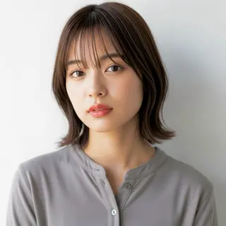 ミディアム カラー パーマ ヘアアレンジ La Pace 【ラパーチェ】のヘアスタイル