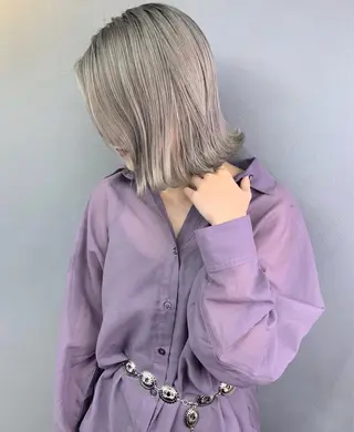 ミディアム カラー レイヤーヘア/パーマ 村中　仁人のヘアスタイル