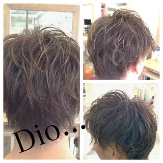 カラー パーマ メンズ 森下 友　Dio...池袋のヘアスタイル