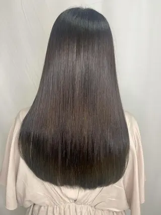 ロング パーマ 髪質改善/縮毛矯正 /ブリーチ矯正/岡部のヘアスタイル