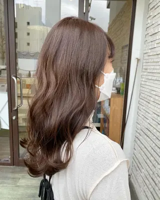 ロング フェイスヘアークリエイション所属・大形 誉のヘアスタイル
