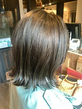 ミディアム カラー 韓国ヘア/レイヤー/ 暖色カラー/ Aiのヘアスタイル